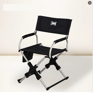 Chaise de directeur pliable extérieure <span class=keywords><strong>Camping</strong></span> plage chaise de pêche en alliage d'aluminium voyage randonnée pique-nique siège meubles de voyage - Product Image 3