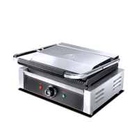 Grill électrique professionnel à contact chaud pour sandwichs et grillades de bœuf – Offre spéciale