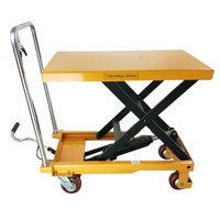 Plataforma elevadora PTS500 500kg 300kg Capacidad de carga Mesas elevadoras de tijera Elevación 2M Venta caliente para almacén