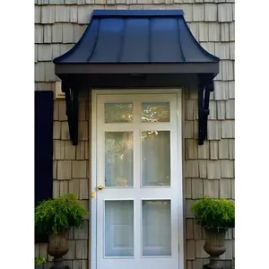 Металлический тент от производителя, железный навес, чугунные кронштейны, дизайн, китайский ветрозащитный чугун и сталь, Индивидуальный размер 30-40 дней - Product Image 1