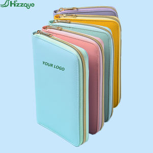 Carpeta de Cuero A5 Personalizada con Cierre, Cuaderno Bonito, Planificador de Presupuesto, <span class=keywords><strong>Cartera</strong></span>, Estilo Espiral de Hojas Sueltas, Uso Femenino, Cierre Personalizado - Product Image 4