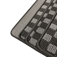 Tapis de sol à carreaux personnalisés pour voiture Renault Kwid