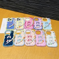 Pour iPhone 17 Pro Max 16 15 14 13 12 11 Nouveau Design TPU Bowknot Téléphone étui pour samsung A17 A16 A15 A05 Mode Chaîne Couverture de Téléphone