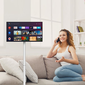 21.5 <span class=keywords><strong>inch</strong></span> <span class=keywords><strong>LCD</strong></span> Android di động màn hình cảm ứng thông minh TV S01-T HD trắng Màn hình LED TV di động với bánh xe đứng - Product Image 6
