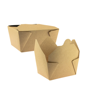 Disposable Printing Fish And Chips Sushi Sandwich Lunch Take Away Food Packaging Kraft Paper Lunch Box