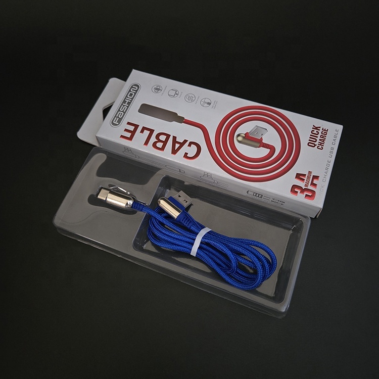 Customizations Colors Weaving Zinc Alloy 90 Degree Elbow <strong>Two</strong> <strong>Sided</strong> <strong>USB</strong> to 8 Pin Charging <strong>Cables</strong>