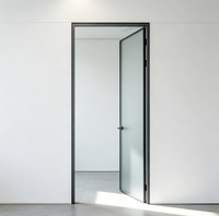 Puerta Abatible de Aluminio con Aislamiento Térmico, Impermeable, Hermética y Anti-UV, de Alta Gama para Viviendas