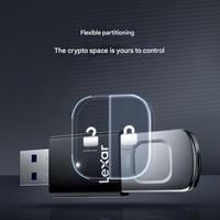 Clé USB Lexar F35Pro avec sécurité par empreinte digitale, nouvelle arrivée en gros, USB 3.0, clé USB, stylo, capacité de mémoire 64 Go, 128 Go, 256 Go