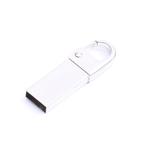 Kunci logam Mini, komputer 2 Gb 4Gb 32Gb 64Gb 128Gb 2.0 Usb Flash Drive 8Gb 16 Gb kustom dengan Logo