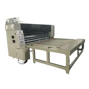 Máquina de cartón corrugado troqueladora rotativa de alimentación de cadena semiautomática de alta calidad