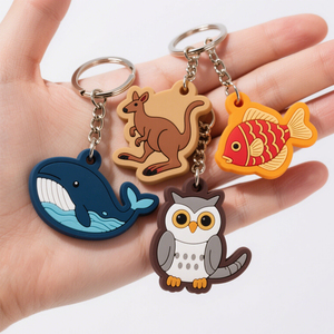 Custom PVC Carabiner <b>Keychains</b> Promotional Soft Eco-friendly 3D Shape Embossing Printing Bulk Corporate Gifts Events - Product Image 2
