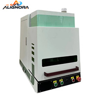 Machine de marquage laser efficace en promotion, marque Galvo, pour formats graphiques DXF PLT, entièrement fermée, 20W 30W 50W