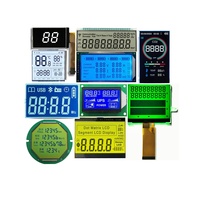 Écran LCD d'affichage pour appareils intelligents, écran numérique à 8 segments, écran LCD personnalisé, Genyu Tn Htn Stn Fstn Va Btn LCD Factory