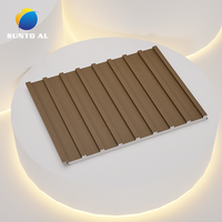 Tuiles de toiture en aluminium isolées, panneau sandwich en aluminium, toiture isolée, tuiles de toiture isolées pour projets d'atelier, mur extérieur