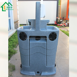 WS-3000 diseño Simple móvil lavabo HDPE chino lavabo al aire libre lugar mármol lavabo - Product Image 5