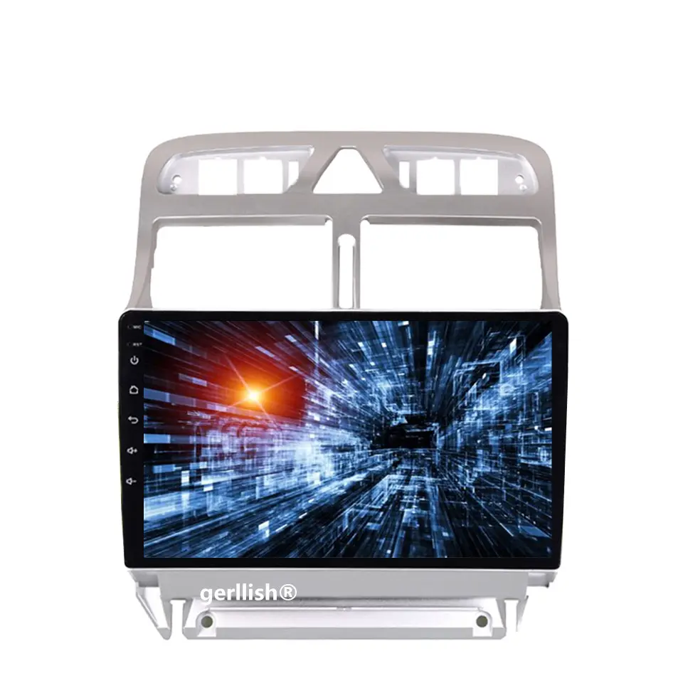 Rádio multimídia automotivo, rádio multimídia para carro com android, tela sensível ao toque 2.5d, dvd player para peugeot 307, 307cc, 307sw, 2002-2013, som estéreo