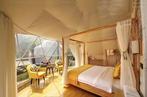 <span class=keywords><strong>Glaming</strong></span> Resort Hotel 6m Cúpula Carpa Cúpula Geodésica Carpa - Product Image 2