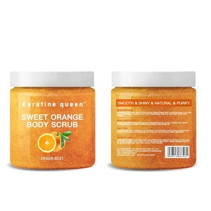Gommage corporel éclaircissant et exfoliant au sel de la Mer Morte, biologique et naturel, marque privée - Product Image 3