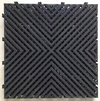 Dalles de garage modulaires 3D pour atelier de lavage de voitures, en plastique épais, colorées, antidérapantes, ventilées, à emboîtement, robustes, pour le detailing