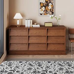 Armoire de rangement latérale moderne de style mi-siècle, de luxe, européenne, en bois massif, écologique, avec tiroirs, pour personnaliser l'<span class=keywords><strong>ancien</strong></span> meuble de rangement. - Product Image 1