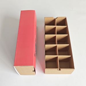 Caja de regalo de cajón personalizada ecológica de alta calidad para 10 huevos de corral, caja de embalaje de cartón corrugado Kraft con patrón de gallina - Product Image 3