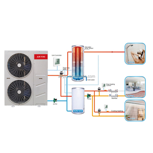 <span class=keywords><strong>Pompa</strong></span> <span class=keywords><strong>di</strong></span> <span class=keywords><strong>Calore</strong></span> EVI DC Inverter da 14KW 16KW 18KW Scaldabagno e Raffreddatore Climatizzatore Centralizzato 3 in 1 per Riscaldamento Raffrescamento e ACS - Product Image 1