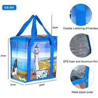 Portable OEM sac à provisions écologique sac isotherme alimentaire personnalisé durable RPET déjeuner sac isotherme thermique