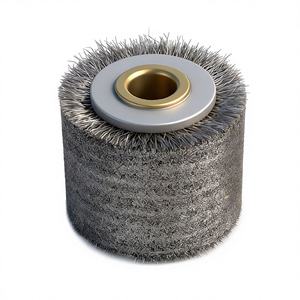 Cepillo de Alambre de Acero de Grado Industrial con Tamaño Personalizable, Diámetro de 300 mm y Cerdas de Acero Inoxidable para Aplicaciones de Pulido - Product Image 2