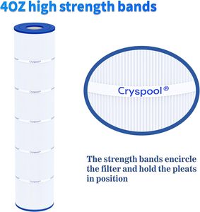 <span class=keywords><strong>Filtre</strong></span> Cryspool compatible avec Clean and Clear Plus 520, R173578, C-7472, FC-1978, cartouche de <span class=keywords><strong>filtre</strong></span> de <span class=keywords><strong>piscine</strong></span>, 4 packs de support OEM - Product Image 5