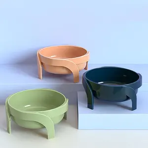 Small Medium Cat & <b>Dog</b> Elevated Automatic Feeding Dish 5.5in Wide Water <b>Bowl</b> <b>with</b> <b>Stand</b> for Puppies & Cats - Product Image 5