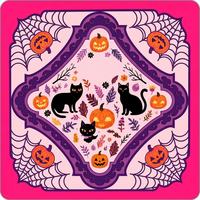 Alas Mahjong Jaring Laba-Laba Halloween Mewah Terlaris, Portabel, Tahan Air, Ramah Lingkungan, Desain Seram untuk Mahjong
