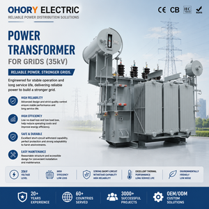 หม้อแปลงไฟฟ้าแบบจุ่มน้ำมัน 35kV สำหรับระบบไฟฟ้ากริด OEM ผู้ผลิตจากจีน สำหรับสถานีไฟฟ้าส่ง-จำหน่าย  ได้รับการรับรองมาตรฐาน CE CESI CNAS - Product Image 2