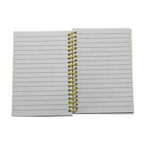 Cahier à spirale relié, couverture rigide, impression de logo, pages lignées, couverture en papier PP, pour le bureau, l'école, la planification, l'université - Product Image 2