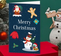 Cartes de vœux de Noël élégantes en papier artistique, avec messages écrits à la main, en stock, cartes cadeaux en gros pour les cadeaux de Noël