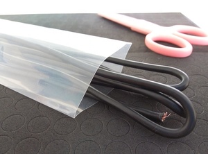 Hardware di plastica trasparente per spedizione elettronica per tubi giocattolo confezione trasparente rotolo di PE borsa tubolare lunga sottile - Product Image 2