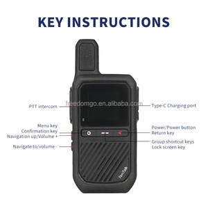Radio Bidireccional Freedomgo FM-12C 4G de Banda Completa, Mini Walkie Talkie con Intercomunicador Global, Radio 4G con Tarjeta SIM, Radio Bidireccional de Largo Alcance - Product Image 2