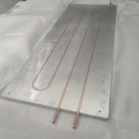 Bloc de refroidissement à eau en aluminium brasé sous vide OEM plaque de refroidissement à eau GPU
