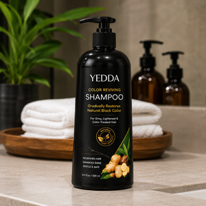 <span class=keywords><strong>Lotion</strong></span> colorante capillaire noire 5-en-1 biologique à base de plantes, formule naturelle 500ml, pour marque privée, idéale pour couvrir les <span class=keywords><strong>cheveux</strong></span> blancs - Product Image 2