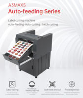 Máquina Troqueladora Automática de Alto Rendimiento A3MAX5 con Recolección Automática, Plotter de Corte de Contorno de Doble Cabezal