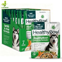 Sachets plats à trois côtés, personnalisés, imprimés, haute barrière, thermoscellables, résistants aux hautes températures, stérilisables en autoclave, finition mate, pour aliments humides pour chats et chiens