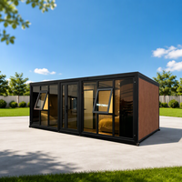 Fabricant chinois de maisons conteneurs pliantes, maison préfabriquée modulaire 20 pieds 40 pieds avec cuisine, ignifuge, étanche, pour résidence familiale