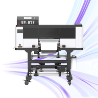Imprimante DTF UV haute vitesse 30 cm tout-en-un avec laminateur pour une production intelligente et écologique d'autocollants