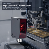 Capteur de déplacement laser ODS10 DTOF 1000Hz IP65 pour ligne de collage de puces, amélioration de la rentabilité de la fabrication de puces, service de marque privée