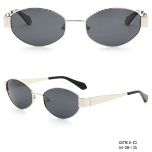 GS7015メタルオーバルデザイントレンドサングラス偏光UV400デザインサングラス - Product Image 3