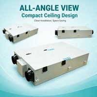 Ventilador de Recuperación de Energía ERV OEM con Calefacción PTC, Descongelación Inteligente, Filtro HEPA H12, Purificación del 99% para Áreas Frías en Invierno