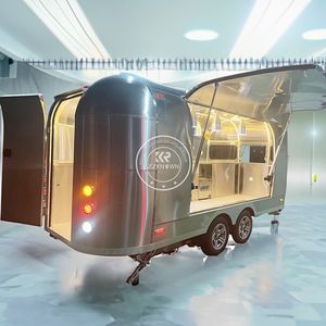 2025 Modern Cocktail Bar With Beer Table Stainless Steel <b>Mobile</b> <b>Kitchen</b> Food Trailer Ice Cream Coffee Food Truck - Product Image 4