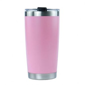 <b>Copper</b> Cup Mug 20Oz Stainless Steel Insulated Double Wall Vacuum <b>Powder</b> Coated Matte Sweat Free BPA Free ASM25 - Product Image 4