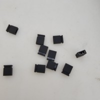 Connecteur Jumper Cap pour DVD, HDD, carte mère PC, fiches PCB, capuchons Jumper 2,54 mm, 2 broches