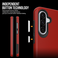 Funda para Teléfono Celular en Oferta, TPU+PC 2 en 1, Híbrida, Tipo Armadura, Accesorios para Teléfono Celular para Samsung A56/A07/A17/A36/A26/A16/A06/A57/S26