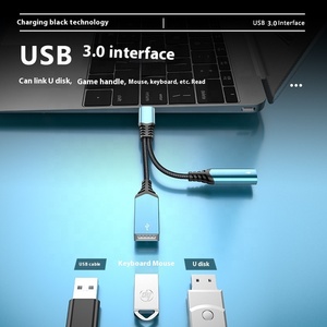 New Type-C USB3.0 Adapter Cable iPad pd60w sạc nhanh + OTG hai-in-one đa chức năng 3A hiện tại PVC Braid điện thoại di động - Product Image 4